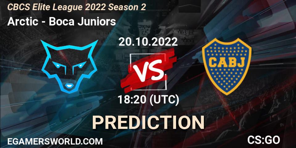 Prognoza Arctic - Boca Juniors. 20.10.22, CS2 (CS:GO), CBCS Elite League 2022 Season 2