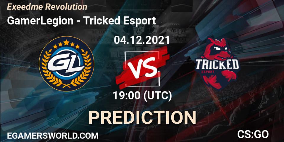 Prognoza GamerLegion - Tricked Esport. 04.12.2021 at 19:00, Counter-Strike (CS2), Exeedme Revolution