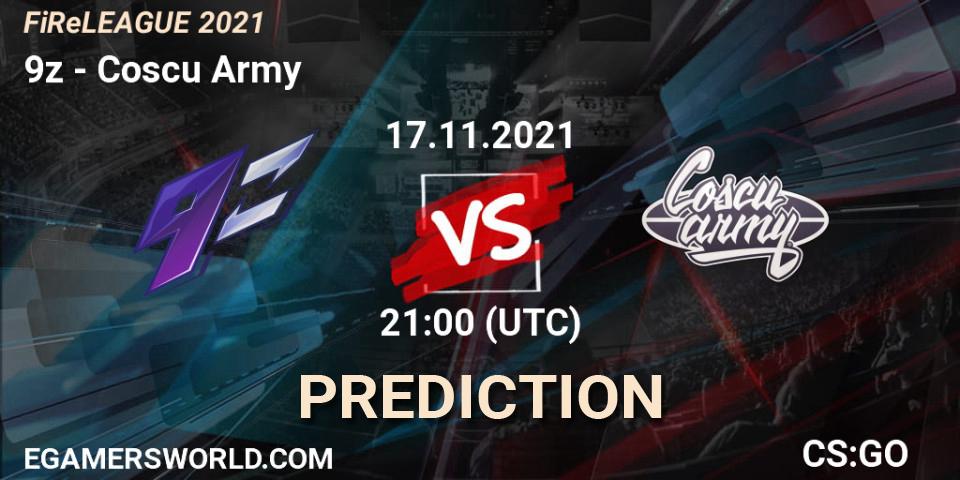 Prognoza 9z - Coscu Army. 17.11.2021 at 22:00, Counter-Strike (CS2), FiReLEAGUE 2021