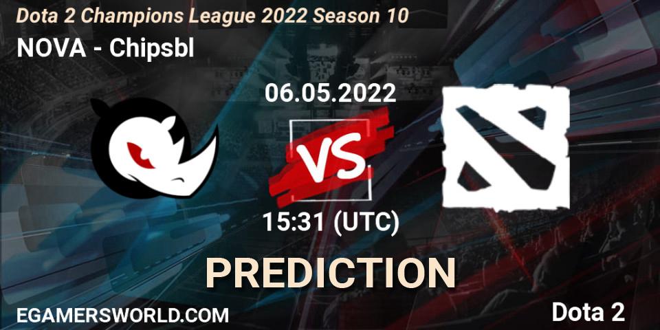 Prognoza NOVA - Chipsbl. 06.05.2022 at 15:31, Dota 2, Dota 2 Champions League 2022 Season 10 