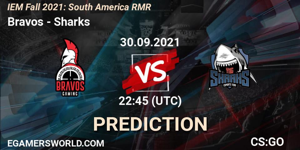 Prognoza Bravos - Sharks. 30.09.2021 at 23:10, Counter-Strike (CS2), IEM Fall 2021: South America RMR