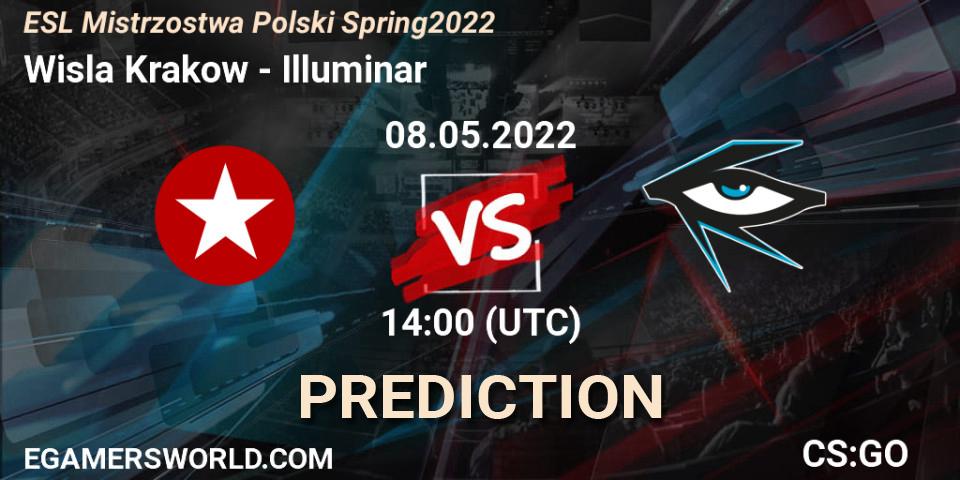 Prognoza Wisla Krakow - Illuminar. 08.05.2022 at 14:00, Counter-Strike (CS2), ESL Mistrzostwa Polski Spring 2022