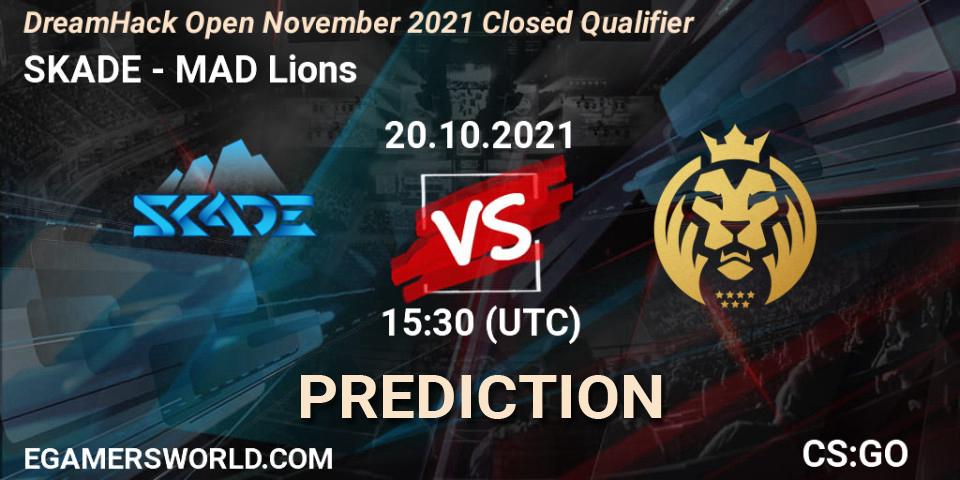 Prognoza SKADE - MAD Lions. 20.10.2021 at 15:30, Counter-Strike (CS2), DreamHack Open November 2021 Closed Qualifier