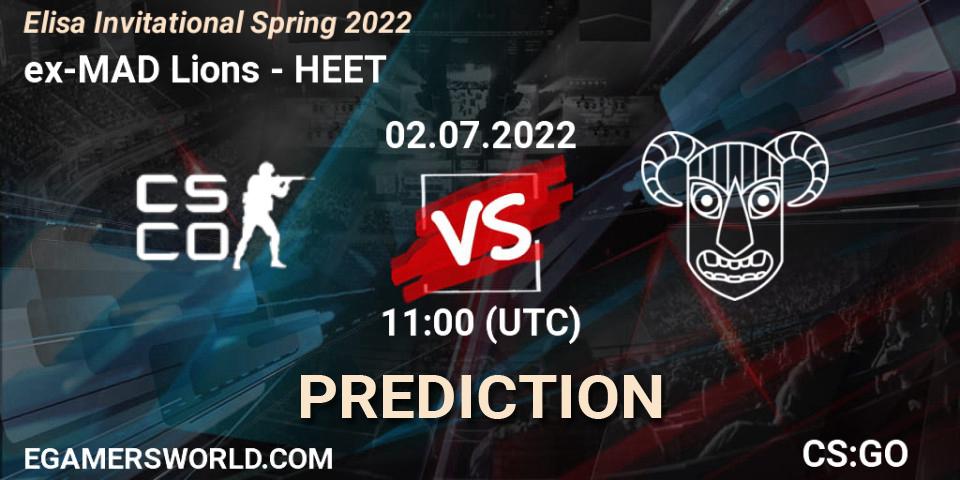 Prognoza ex-MAD Lions - HEET. 02.07.2022 at 11:00, Counter-Strike (CS2), Elisa Invitational Spring 2022
