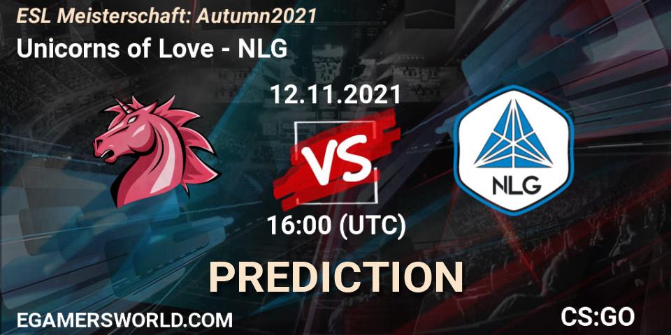 Prognoza Unicorns of Love - NLG. 12.11.21, CS2 (CS:GO), ESL Meisterschaft: Autumn 2021