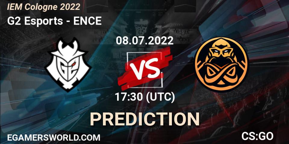 Prognoza G2 Esports - ENCE. 08.07.2022 at 17:30, Counter-Strike (CS2), IEM Cologne 2022