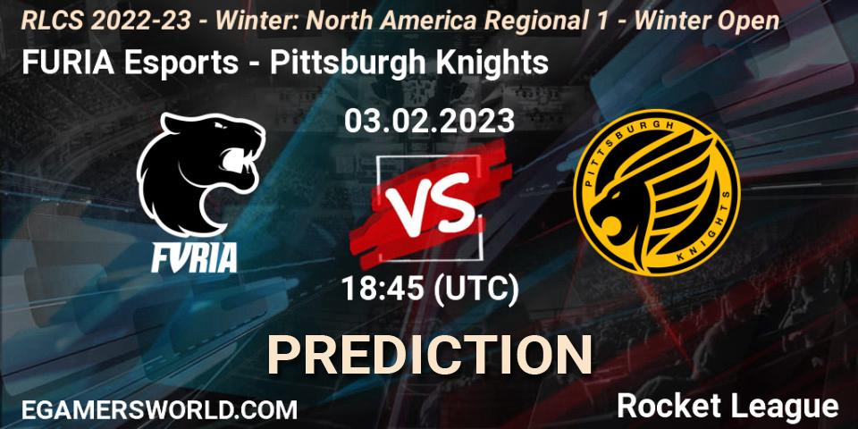Prognoza FURIA Esports - Pittsburgh Knights. 03.02.23, Rocket League, RLCS 2022-23 - Winter: North America Regional 1 - Winter Open