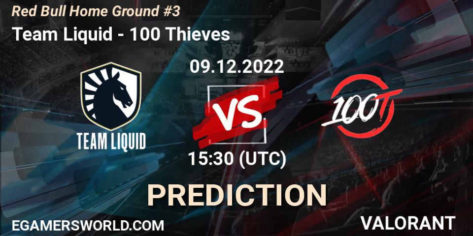Prognoza Team Liquid - 100 Thieves. 09.12.22, VALORANT, Red Bull Home Ground #3