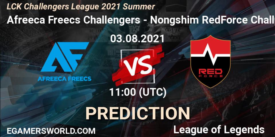 Prognoza Afreeca Freecs Challengers - Nongshim RedForce Challengers. 03.08.2021 at 10:55, LoL, LCK Challengers League 2021 Summer