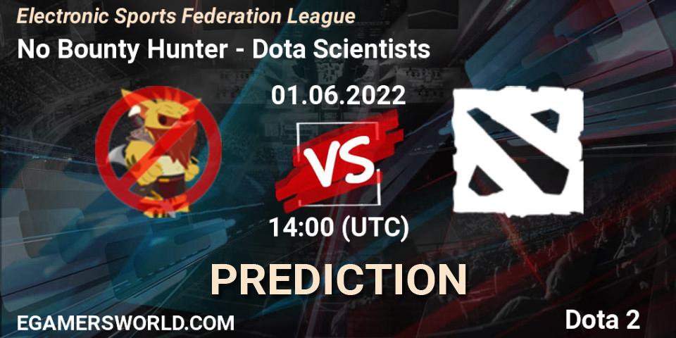 Prognoza No Bounty Hunter - Dota Scientists. 01.06.2022 at 16:15, Dota 2, Electronic Sports Federation League