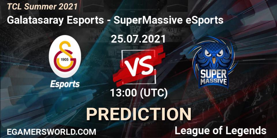 Prognoza Galatasaray Esports - SuperMassive eSports. 25.07.2021 at 13:00, LoL, TCL Summer 2021