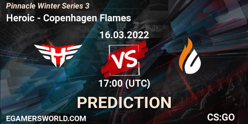 Prognoza Heroic - Copenhagen Flames. 16.03.2022 at 17:00, Counter-Strike (CS2), Pinnacle Winter Series 3