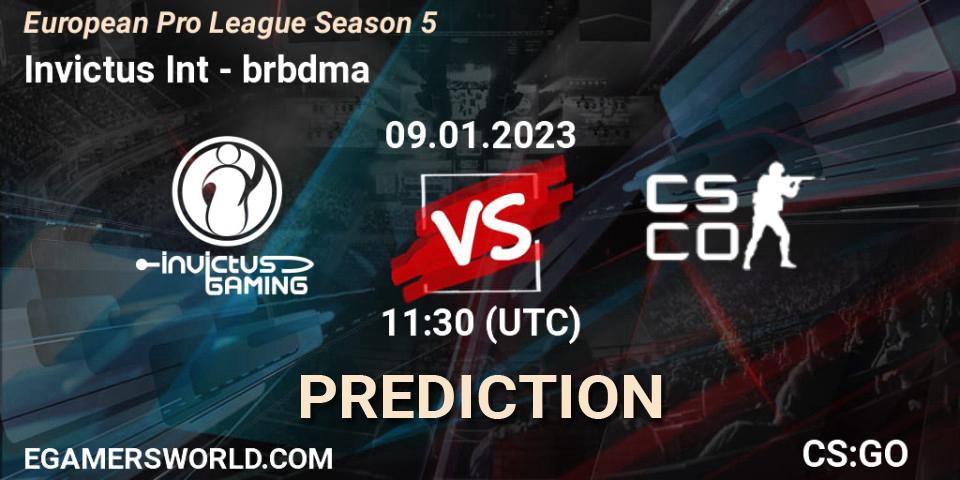 Prognoza Invictus Gaming International - Viperio. 09.01.2023 at 12:45, Counter-Strike (CS2), European Pro League Season 5