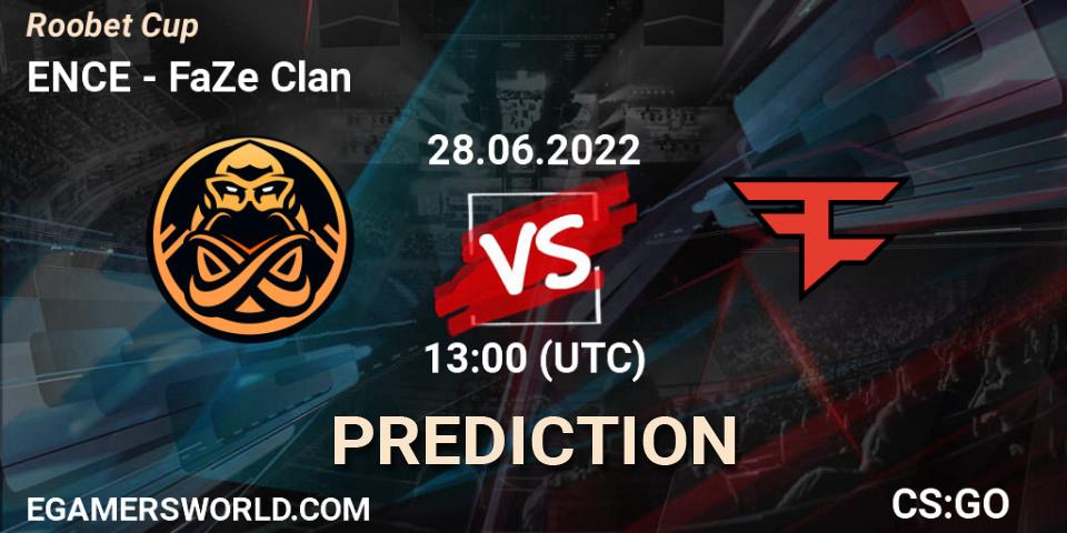 Prognoza ENCE - FaZe Clan. 28.06.2022 at 13:30, Counter-Strike (CS2), Roobet Cup