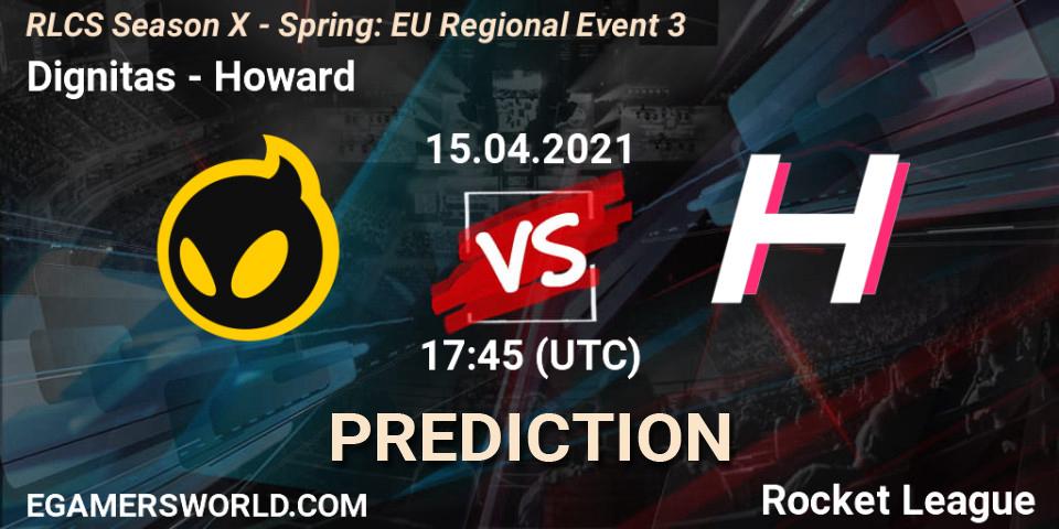 Prognoza Dignitas - Howard. 15.04.2021 at 17:45, Rocket League, RLCS Season X - Spring: EU Regional Event 3
