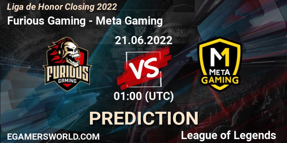 Prognoza Furious Gaming - Meta Gaming. 21.06.2022 at 01:00, LoL, Liga de Honor Closing 2022