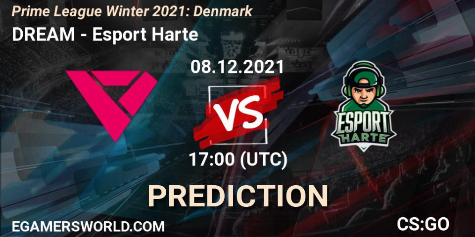 Prognoza DREAM - Esport Harte. 08.12.2021 at 17:00, Counter-Strike (CS2), Prime League Winter 2021: Denmark