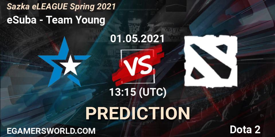 Prognoza eSuba - Team Young. 01.05.2021 at 13:13, Dota 2, Sazka eLEAGUE Spring 2021