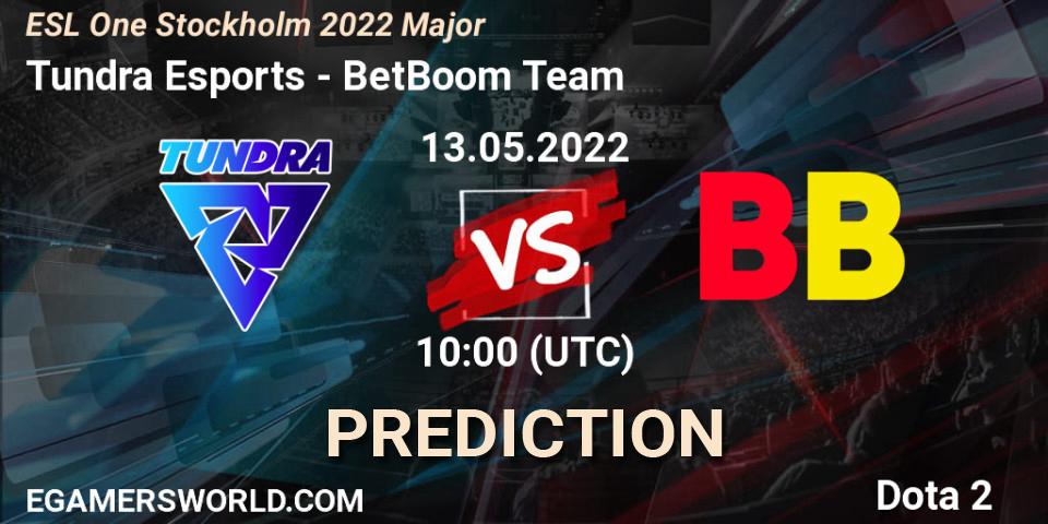 Prognoza Tundra Esports - BetBoom Team. 13.05.2022 at 10:11, Dota 2, ESL One Stockholm 2022 Major