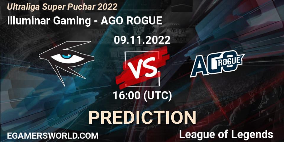Prognoza Illuminar Gaming - AGO ROGUE. 09.11.2022 at 16:00, LoL, Ultraliga Super Puchar 2022