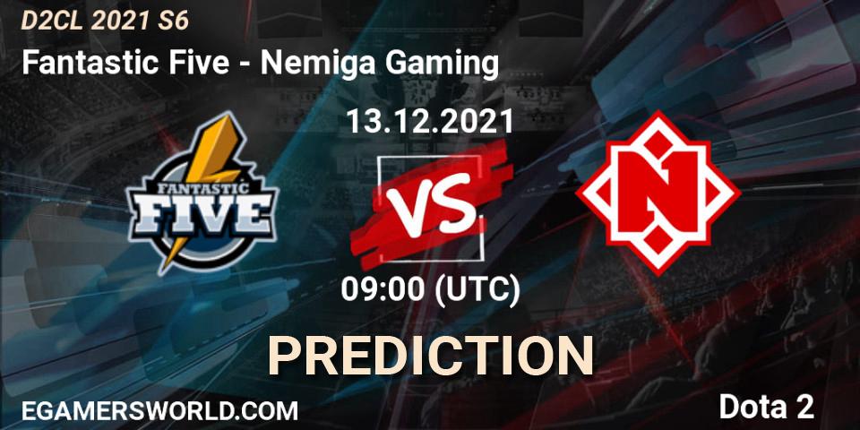 Prognoza Fantastic Five - Nemiga Gaming. 13.12.2021 at 09:04, Dota 2, Dota 2 Champions League 2021 Season 6