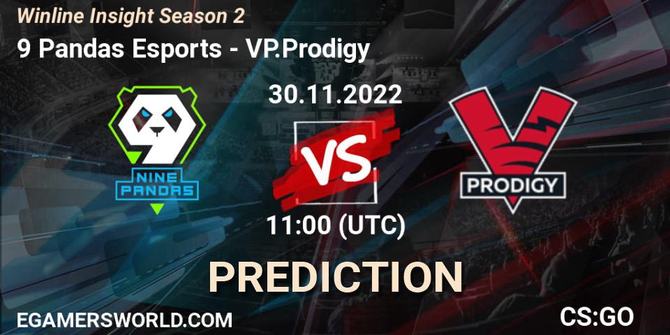 Prognoza 9 Pandas Esports - VP.Prodigy. 30.11.22, CS2 (CS:GO), Winline Insight Season 2