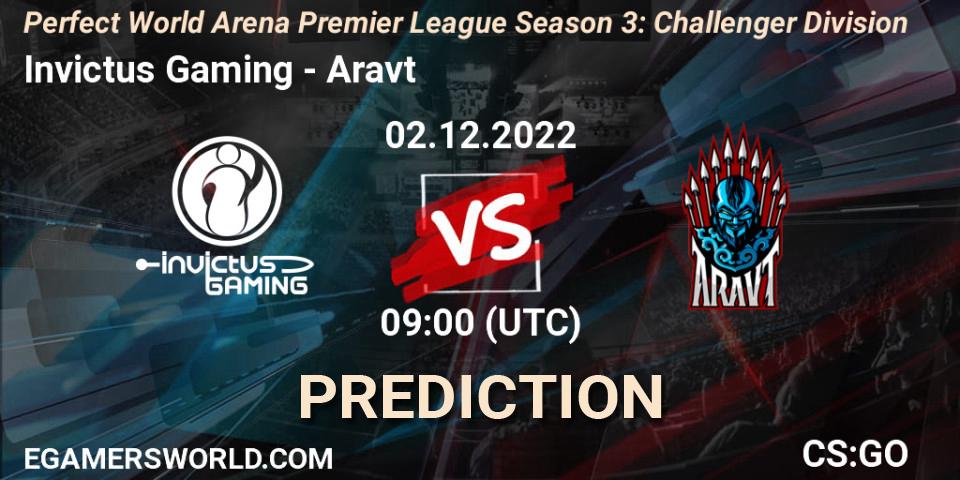 Prognoza Invictus Gaming - Aravt. 02.12.22, CS2 (CS:GO), Perfect World Arena Premier League Season 3: Challenger Division