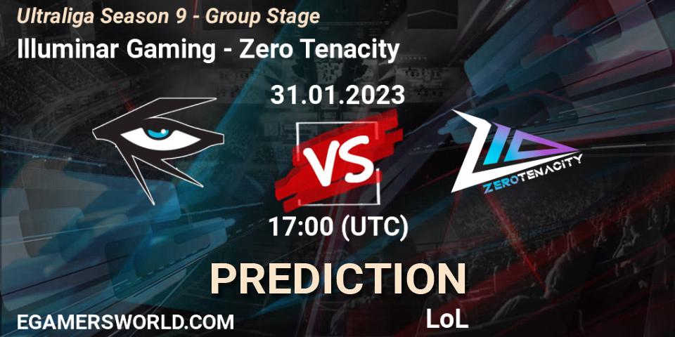 Prognoza Illuminar Gaming - Zero Tenacity. 31.01.23, LoL, Ultraliga Season 9 - Group Stage