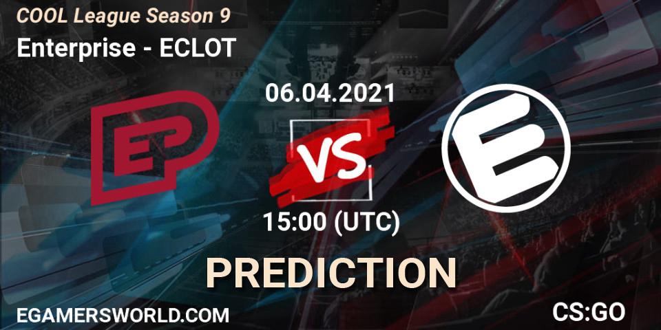 Prognoza Enterprise - ECLOT. 06.04.2021 at 15:00, Counter-Strike (CS2), COOL League Season 9
