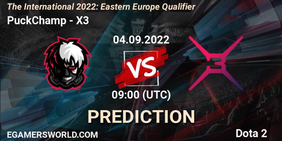 Prognoza PuckChamp - X3. 04.09.2022 at 08:24, Dota 2, The International 2022: Eastern Europe Qualifier