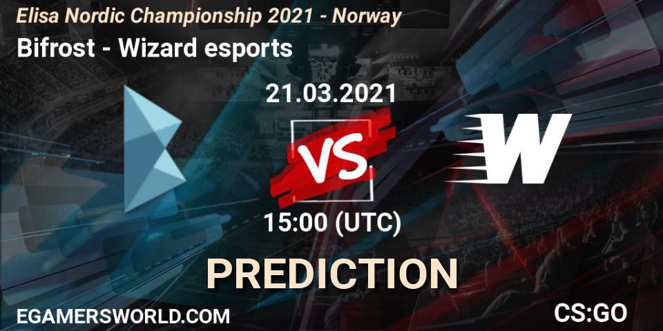 Prognoza Bifrost - Wizard esports. 21.03.2021 at 15:00, Counter-Strike (CS2), Elisa Nordic Championship 2021 - Norway