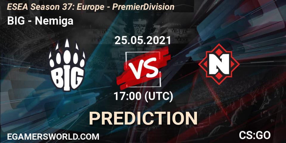 Prognoza BIG - Nemiga. 07.06.2021 at 17:00, Counter-Strike (CS2), ESEA Season 37: Europe - Premier Division
