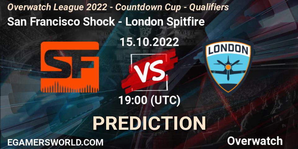 Prognoza San Francisco Shock - London Spitfire. 15.10.22, Overwatch, Overwatch League 2022 - Countdown Cup - Qualifiers