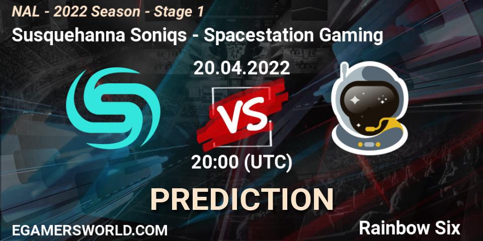 Prognoza Susquehanna Soniqs - Spacestation Gaming. 20.04.22, Rainbow Six, NAL - Season 2022 - Stage 1