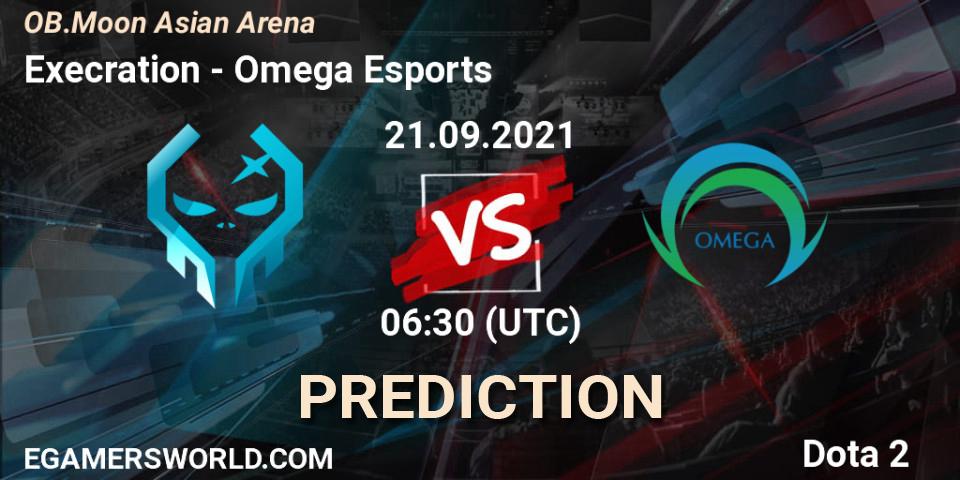 Prognoza Execration - Omega Esports. 21.09.2021 at 09:27, Dota 2, OB.Moon Asian Arena