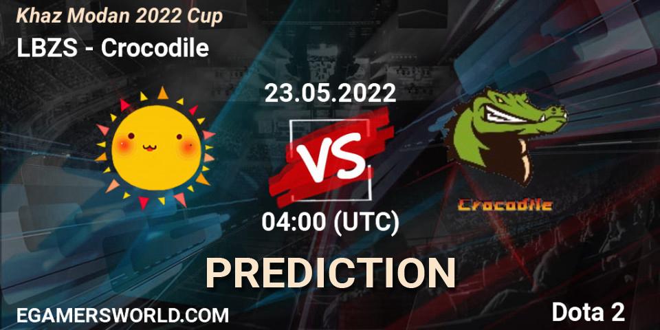 Prognoza LBZS - Crocodile. 23.05.2022 at 04:15, Dota 2, Khaz Modan 2022 Cup
