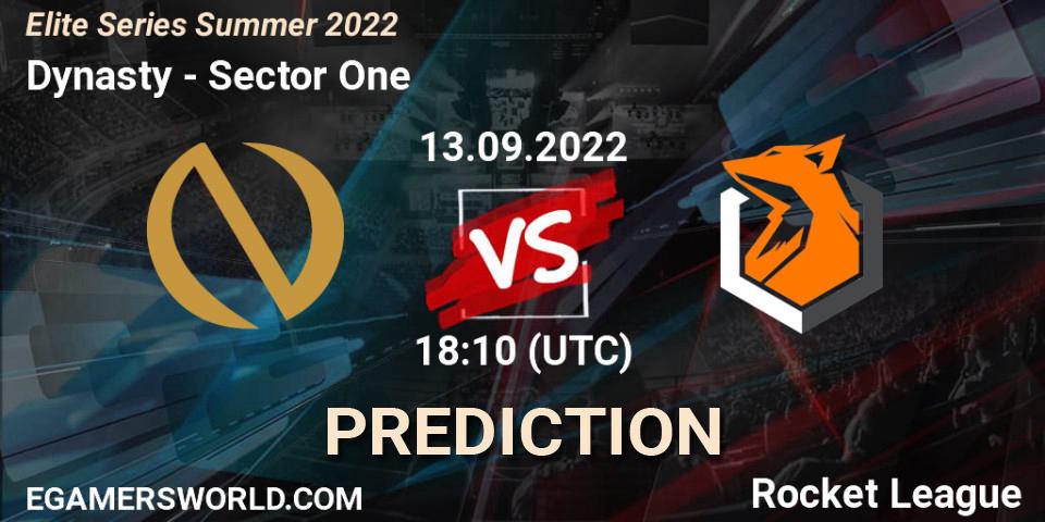 Prognoza Dynasty - Sector One. 13.09.22, Rocket League, Elite Series Summer 2022