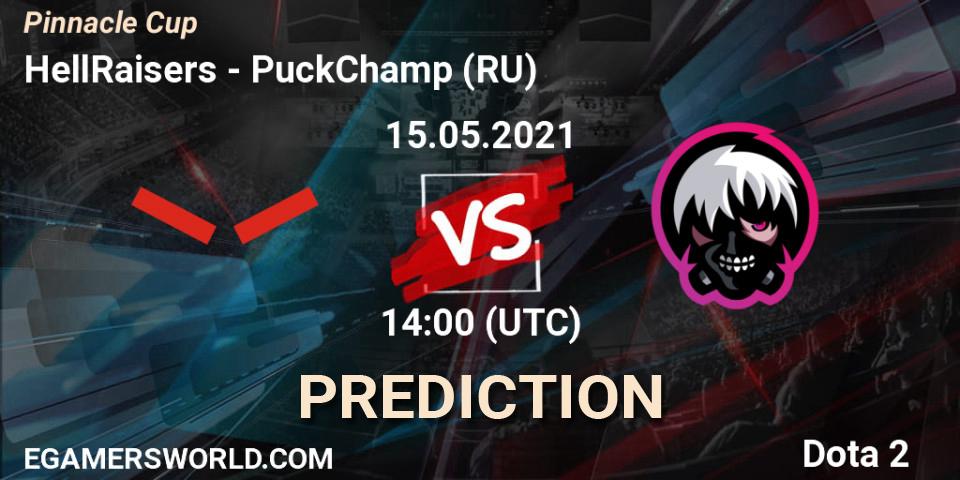 Prognoza HellRaisers - PuckChamp (RU). 15.05.2021 at 14:03, Dota 2, Pinnacle Cup 2021 Dota 2