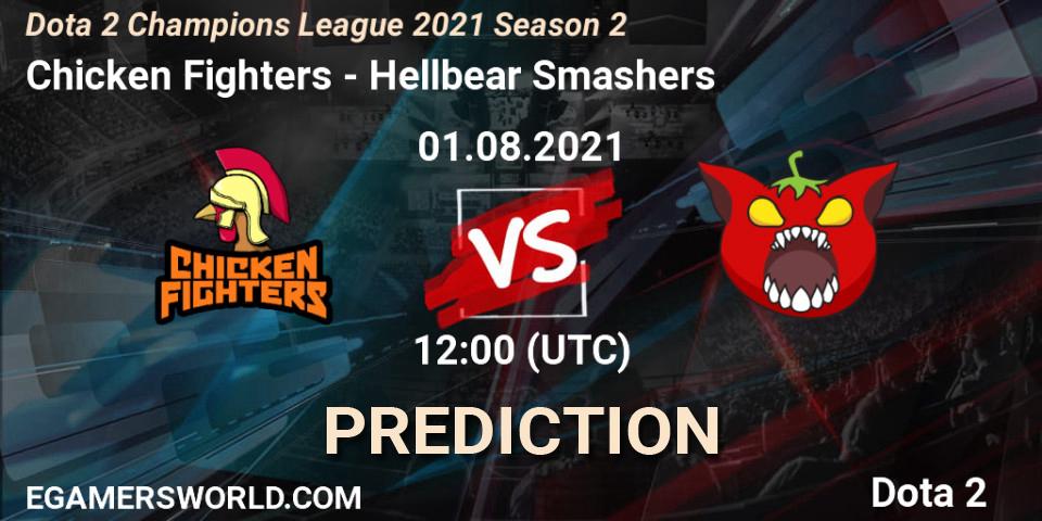 Prognoza Chicken Fighters - Hellbear Smashers. 01.08.2021 at 15:26, Dota 2, Dota 2 Champions League 2021 Season 2