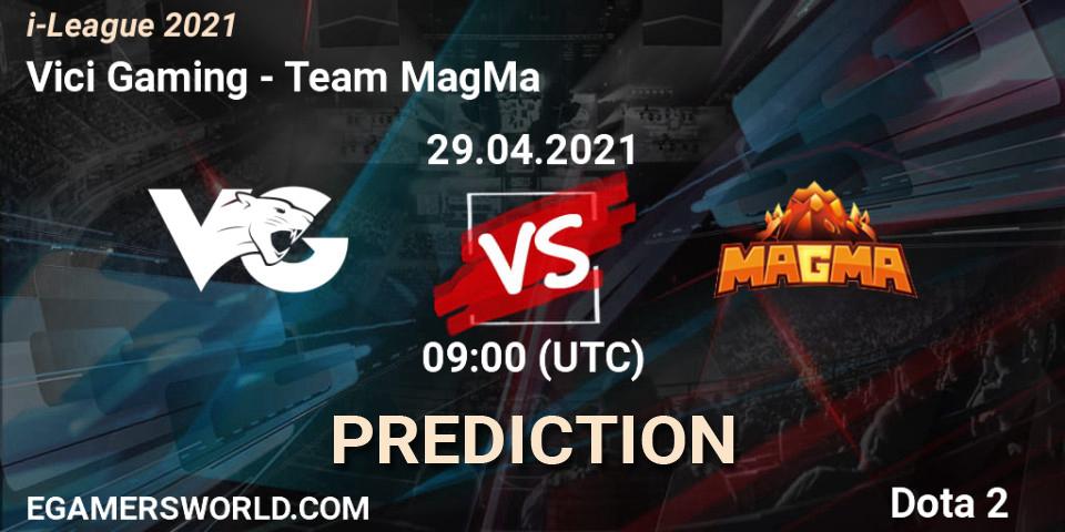 Prognoza Vici Gaming - Team MagMa. 29.04.2021 at 09:00, Dota 2, i-League 2021 Season 1