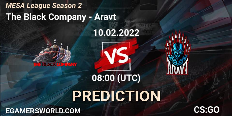 Prognoza The Black Company - Aravt. 15.02.2022 at 08:00, Counter-Strike (CS2), MESA League Season 2