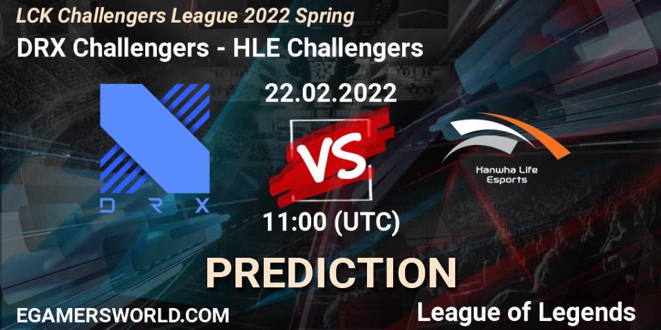 Prognoza DRX Challengers - HLE Challengers. 22.02.2022 at 11:00, LoL, LCK Challengers League 2022 Spring