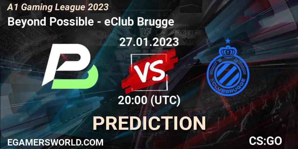 Prognoza Beyond Possible - eClub Brugge. 27.01.23, CS2 (CS:GO), A1 Gaming League 2023
