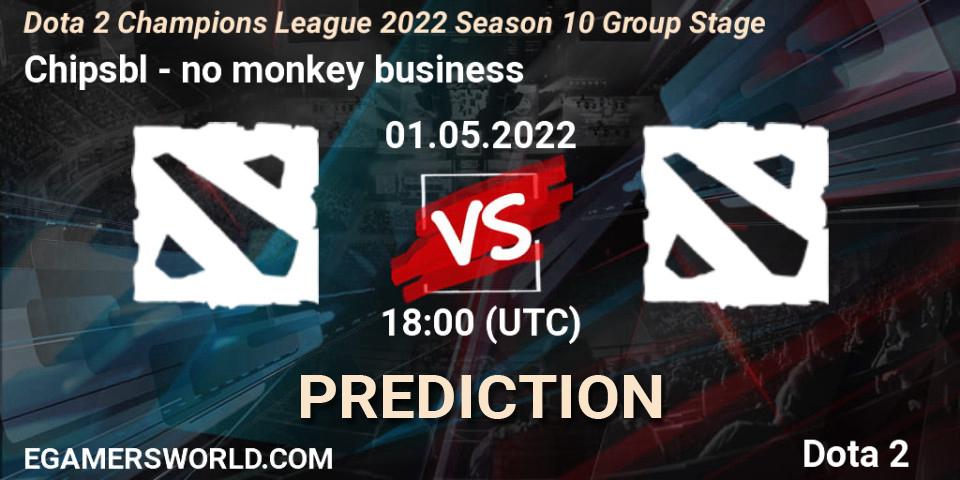 Prognoza Chipsbl - no monkey business. 01.05.2022 at 18:01, Dota 2, Dota 2 Champions League 2022 Season 10 