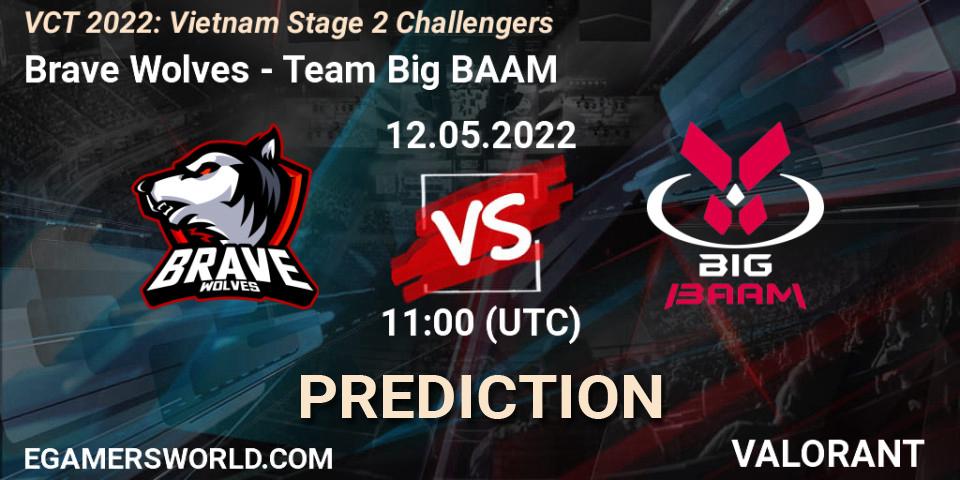 Prognoza Brave Wolves - Team Big BAAM. 12.05.2022 at 11:00, VALORANT, VCT 2022: Vietnam Stage 2 Challengers