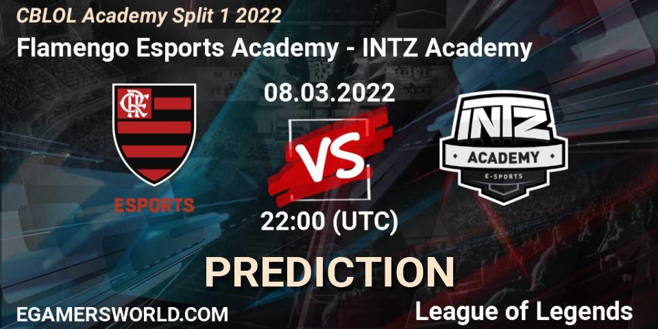 Prognoza Flamengo Esports Academy - INTZ Academy. 08.03.2022 at 22:00, LoL, CBLOL Academy Split 1 2022