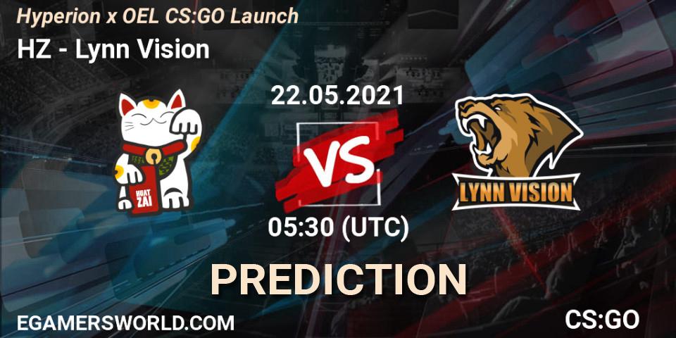 Prognoza HZ - Lynn Vision. 22.05.21, CS2 (CS:GO), Hyperion x OEL CS:GO Launch
