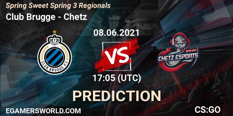 Prognoza Club Brugge - Chetz. 08.06.21, CS2 (CS:GO), Spring Sweet Spring 3 Regionals