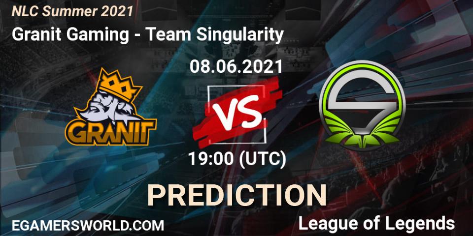 Prognoza Granit Gaming - Team Singularity. 08.06.2021 at 19:00, LoL, NLC Summer 2021