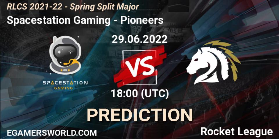 Prognoza Spacestation Gaming - Pioneers. 29.06.22, Rocket League, RLCS 2021-22 - Spring Split Major
